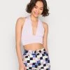 Nly by Nelly HALTERNECK CROP Top - Lila, Damen | Modisches Crop Top für Frauen -Nly by Nelly Verkaufsladen 001efb9017c748c4b68ec30be515024a