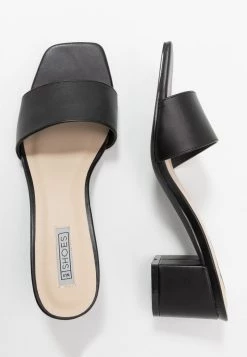 Nly by Nelly ALL DAY HEEL - Pantolette Hoch in Schwarz für Damen | Bequeme Hohe Pantoletten -Nly by Nelly Verkaufsladen 005caffc8516475297c61d804f04f7c0