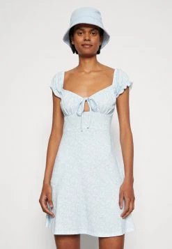 Nly by Nelly TOO CUTE DRESS - Jerseykleid in Blau für Damen -Nly by Nelly Verkaufsladen 02c942545c9b4f6993209eb15eefdd15