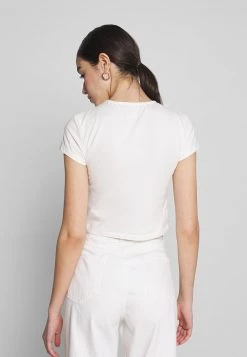 Nly by Nelly PERFECT CROPPED TEE - Weißes Basic T-Shirt für Damen -Nly by Nelly Verkaufsladen 03062c4f406a4b2e92ac65cc8375bbd8