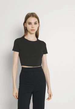 Nly by Nelly CROP SET - T-Shirt Print - Schwarz, Damen | Modisches Crop Top -Nly by Nelly Verkaufsladen 0392725b12054924bcbf46c12a7e2451