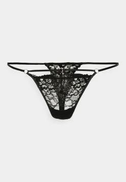 Nly by Nelly WORTHY THONG - String-Slip in Schwarz für Damen | Bequeme Unterwäsche -Nly by Nelly Verkaufsladen 03f687c1f6e1416f9e29f9ddc8d8b69f