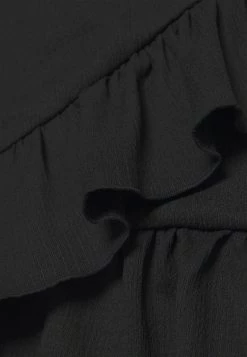 Nly by Nelly FRILL STRUCTURED SKIRT - Minirock in Schwarz für Damen -Nly by Nelly Verkaufsladen 05b1b3cd30174b33aa59bd4b0c015f4e