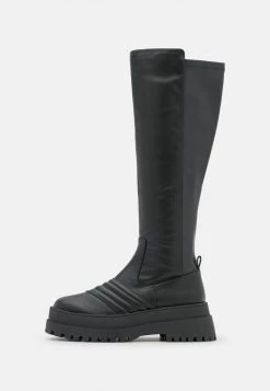 Nly by Nelly I BEG TO DIFFER BOOT - Plateaustiefel Damen in Schwarz -Nly by Nelly Verkaufsladen 07b04c1b5f814743a48c3e0254a58a3b