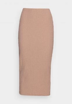 Nly by Nelly STRUCTURE LONG SKIRT - Maxirock in Nougat für Damen | Elegante Langröcke -Nly by Nelly Verkaufsladen 0c7ad6d9770c409b9789f84ac996a197