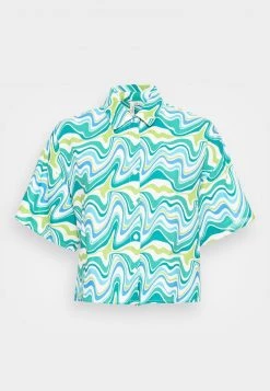 Nly by Nelly FLOWY SHORT SLEEVE SHIRT - Leichte Hemdbluse für Damen in Mehrfarbig -Nly by Nelly Verkaufsladen 0cf0e50aca554d4da0251868906a4e5d