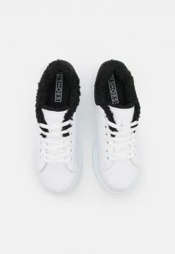 Nly by Nelly PERFECT FLUFFY Sneaker Low Damen - Weiß/Schwarz | Bequeme Low-Top-Sneaker -Nly by Nelly Verkaufsladen 0d091732490f44d7971dd16229dc3119