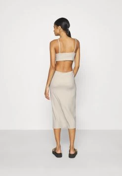 Nly by Nelly CUT OUT MIDI DRESS - Freizeitkleid in Creme für Damen | Elegantes Sommerkleid -Nly by Nelly Verkaufsladen 0dd51db46bc94d01af904120f15a633d