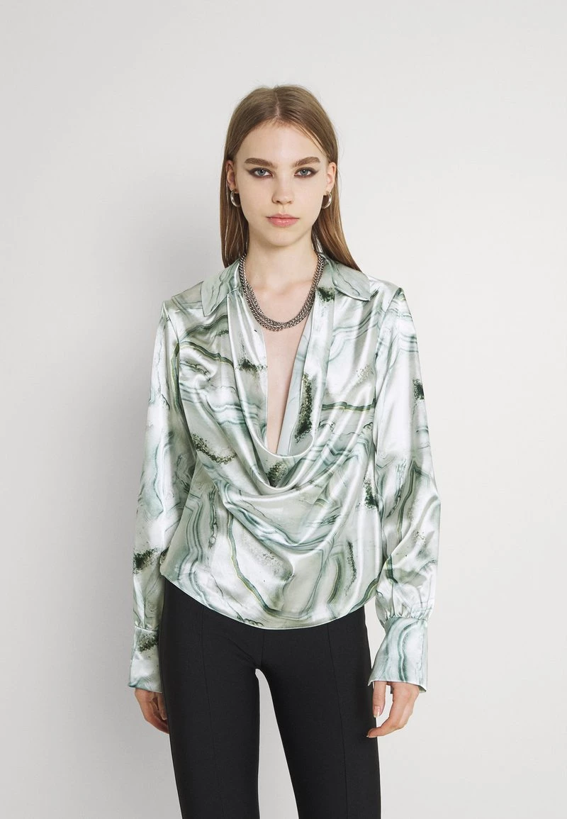 Nly by Nelly Damen Bluse - Grün | Elegante Bluse für Damen | Moderne Mode