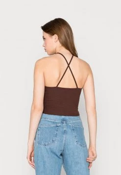 Nly by Nelly LUXURIOUS HALTERNECK STRAP Top - Braun, Damen | Elegantes Damenoberteil -Nly by Nelly Verkaufsladen 12773ac4534343cc9c23fde8d9d99c50