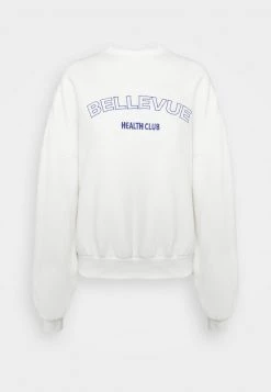 Nly by Nelly EXPRESSION Sweatshirt Damen - Weiß | Bequemer Oversize-Look | Moderne Streetwear