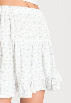 Nly by Nelly CUTE PRINTED MINIROCK - Blauer Damenrock mit Muster -Nly by Nelly Verkaufsladen 12edd2f3609942d587e64959ed82ed6d