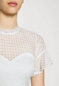 Nly by Nelly FLOUNCE DRESS - Weißes Cocktailkleid für Damen | Festliches Abendkleid -Nly by Nelly Verkaufsladen 142e215d57e04b23b892376c2c5a0047