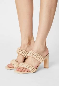 Nly by Nelly Verkaufsladen 36 Nly by Nelly LOST ON YOU - Beige Hohe Pantoletten für Damen | Elegante Sommerschuhe