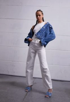 Nly by Nelly PAUS FOR ATTENTION MULE - Pantolette Hoch in Blau für Damen | Elegante Hohe Pantoletten