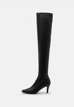 Nly by Nelly SPEECHLESS THIGH BOOT - Overknees Stiefel Damen Schwarz -Nly by Nelly Verkaufsladen 1776951145034c8cb9e6c645a3ac7665