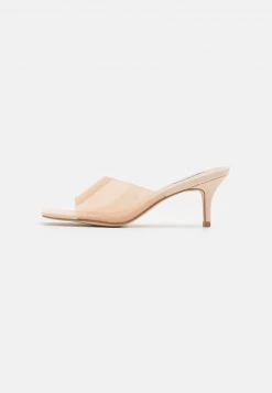 Nly by Nelly CLEAR VISION MULE - Beige Hohe Pantoletten für Damen -Nly by Nelly Verkaufsladen 1aa6e7f6000f47d88f48724fa4d24ab9
