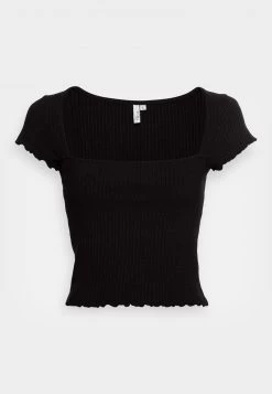 Nly by Nelly LOVELY TOP - Damen Top in Schwarz - Modisches Frauenoberteil -Nly by Nelly Verkaufsladen 1dcf879260794942b0b2095a0019e84f