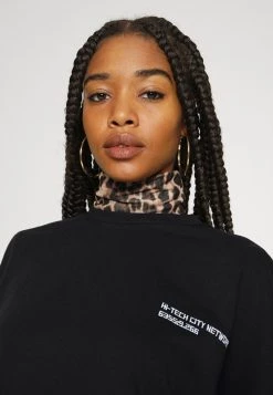 Nly by Nelly OVERSIZE EMBROIDERED SWEAT - Damen Sweatshirt in Schwarz -Nly by Nelly Verkaufsladen 20bf3f4bc5754abc850c3e168a0edc1b