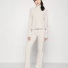 Nly by Nelly MY COZY SET - Beige Mélange Stoffhose für Damen | Bequeme Freizeithose -Nly by Nelly Verkaufsladen 222e450372db4a71b026dc7132abf59a