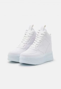 Nly by Nelly HIGHTOP PLATFORM - Weiße Sneaker High für Damen | Trendige Plateauschuhe -Nly by Nelly Verkaufsladen 2929292a39314c5cbe620fc07dec1cce