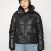 Nly by Nelly PUFF IT UP JACKET - Winterjacke Damen, Black Shiny, Warm & Stylisch -Nly by Nelly Verkaufsladen 2938ec6d7ac74471bffe3e1b0c34bb47