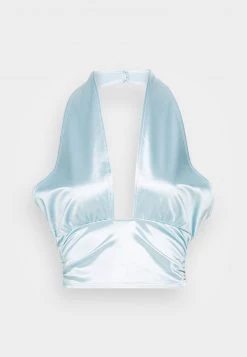 Nly by Nelly TWIST NECK - Top - Blau, Damen | Modisches Frauen-Top mit Twist-Detail -Nly by Nelly Verkaufsladen 2991da1406fc473890b3fb80516befa7