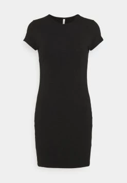 Nly by Nelly PERFECT TEE DRESS - Jerseykleid in Schwarz für Damen -Nly by Nelly Verkaufsladen 2a8c247e39784adc94d87beda3e11384