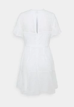 Nly by Nelly FLOUNCE DRESS - Weißes Cocktailkleid für Damen | Festliches Abendkleid -Nly by Nelly Verkaufsladen 2d9730ae0b774f6fa9c8cd8d5ade9d7b