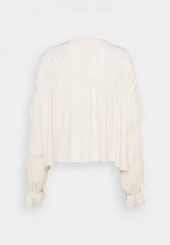 Nly by Nelly INTO YOU FLOWY BLOUSE - Beige Damenbluse | Fließendes Design | Elegant & Bequem -Nly by Nelly Verkaufsladen 2ea29f15fd024f629f29a8c6ff9841d4