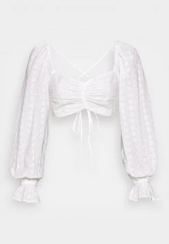 Nly by Nelly AMAZE ME TOP - Weiße Bluse für Damen | Moderne Damenbekleidung -Nly by Nelly Verkaufsladen 2ee226e8c564470589c20c43ccdd2538