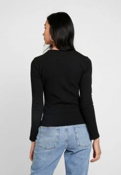 Nly by Nelly CUT OUT Langarmshirt - Elegantes Langarmshirt für Damen in Schwarz -Nly by Nelly Verkaufsladen 3173d835af3040d5b4083ae74d515152