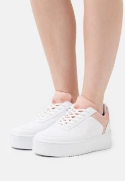 Nly by Nelly COLOR COURT - Sneaker Low - Weiß/Rosa Damen | Bequeme Low-Top-Sneaker für Frauen