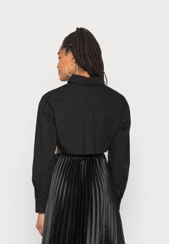 Nly by Nelly Damen Hemdbluse - Elegante Black Bluse für stilvolle Outfits -Nly by Nelly Verkaufsladen 3526f3b5550145ffa423bf91bb71db65