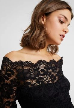 Nly by Nelly OFF SHOULDER BODY - Bluse - Schwarz, Damen | Elegante Damenbluse für jeden Anlass -Nly by Nelly Verkaufsladen 3551a1ebbac34b44aa780764581bd234