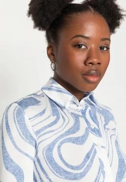 Nly by Nelly SLIM SOFT - Hemdbluse - Denim Swirl für Damen | Modische Bluse mit Slim Fit -Nly by Nelly Verkaufsladen 35dfb6bb33ac4a41be28a07a5507f6be