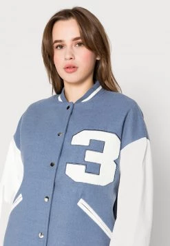 Nly by Nelly VARSITY JACKET - Leichte Bomberjacke in Hellblau für Damen -Nly by Nelly Verkaufsladen 3feb97869a4a47ffbf58b8f9329547f4