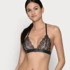 Nly by Nelly SHEER LASH BRA - Triangel BH - Schwarz, Damen | Bequemer Spitzen-BH | Wäsche -Nly by Nelly Verkaufsladen 454afa3157e44cd3acb090c420d9490a