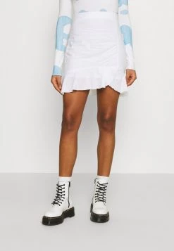 Nly by Nelly FLOUNCY SKIRT - Eleganter Bleistiftrock in Weiß für Damen