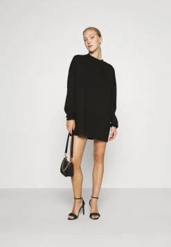 Nly by Nelly BASIC LONG Freizeitkleid - Elegantes Damenkleid in Schwarz -Nly by Nelly Verkaufsladen 49d152960c2c4a969b303e081ea4c27e