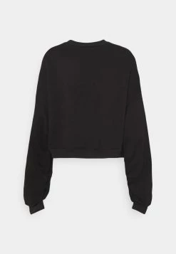 Nly by Nelly CHUNKY SLEEVE Sweatshirt - Schwarz, Damen | Oversized Look | Bequemer Pullover -Nly by Nelly Verkaufsladen 4a2a868de58440f093b4eee9cb24582d