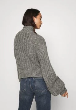 Nly by Nelly LOVELY CHUNKY Strickpullover - Grau Melange - Damen | Warm & Stylisch -Nly by Nelly Verkaufsladen 4a3b2bb1f500432498f5f0b93afc92a8
