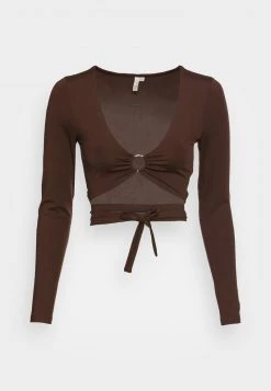 Nly by Nelly FABULOUS RING - Damen Top in Braun | Stilvolles Design | Bequemer Tragekomfort -Nly by Nelly Verkaufsladen 4dd2e1226ff74c669c8733c490838a0f