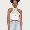 Nly by Nelly TWIST NECK Top - Off White Damen | Modisches Frauen-Top -Nly by Nelly Verkaufsladen 4e07449282804f219c43270d694a2da6