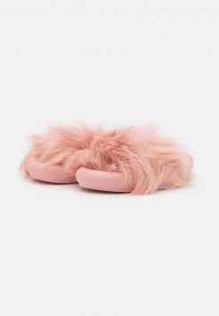 Nly by Nelly FLUFFY SLIDER - Bequeme Flache Pantoletten in Pink für Damen -Nly by Nelly Verkaufsladen 4f27127fae074263b78e9fd3a2960174