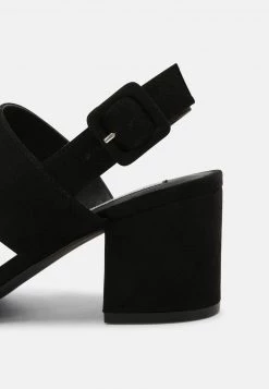 Nly by Nelly CASUAL LOW BLOCK - Riemensandalette in Schwarz für Damen | Bequeme Blockabsatz-Sandalen -Nly by Nelly Verkaufsladen 525dec28d9aa48c08cc7b5a82c3abfa8