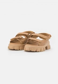 Nly by Nelly CHUNKY Plateausandalette Damen - Leichtbraun | Bequeme Plateausandalen für Frauen -Nly by Nelly Verkaufsladen 559437c4a44b4efca4181e4830f3ae54