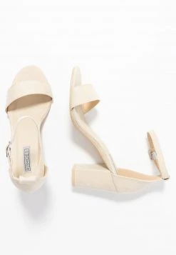 Nly by Nelly MID BLOCK HEEL Riemensandalette Beige - Elegante Damen-Sandalen -Nly by Nelly Verkaufsladen 56fe80ffc2204f7885bbeb5c300d5b25