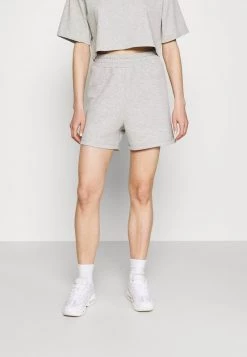 Nly by Nelly Damen Jogginghose - Grau Mélange, Bequeme Freizeitshorts