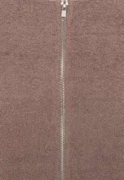 Nly by Nelly FLUFFY ZIPPER Strickjacke - Nougat, Damen | Warme Strickmode & Cardigans -Nly by Nelly Verkaufsladen 577dcb16d8e54fd9bf0527df8a2c5fe3